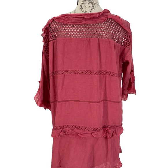 Isabel Marant Cassy Lace Inset Ruffle Dress - Picture 9 of 10